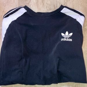 Adidas long sleeve trefoil t shirt